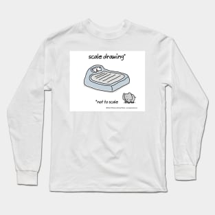 scale drawing Long Sleeve T-Shirt